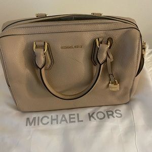 tan michael kors purse